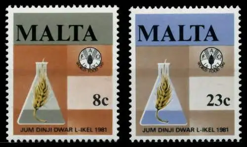 MALTA Nr 634-635 postfrisch 92540E