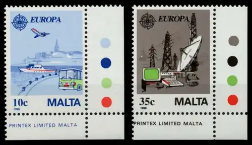 MALTA Nr 794-795 postfrisch ECKE-URE 925482
