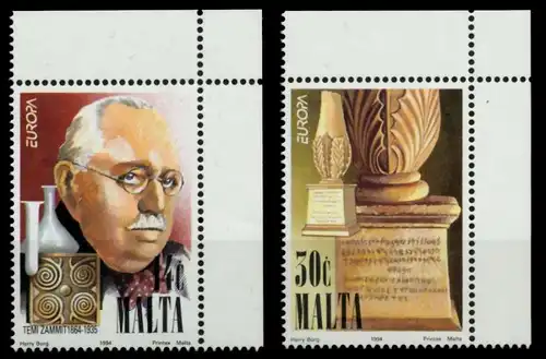 MALTA 1994 Nr 926-927 postfrisch ECKE-ORE 925486