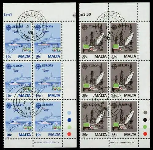 MALTA Nr 794-795 zentrisch gestempelt 92548E