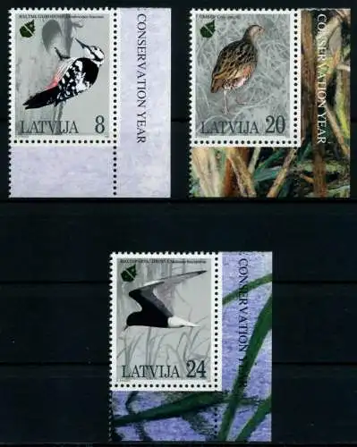 LETTLAND Nr 403-405 postfrisch ECKE-URE 9257BE