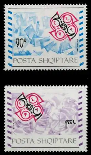 ALBANIEN Nr 2495-2496 postfrisch S03E42A