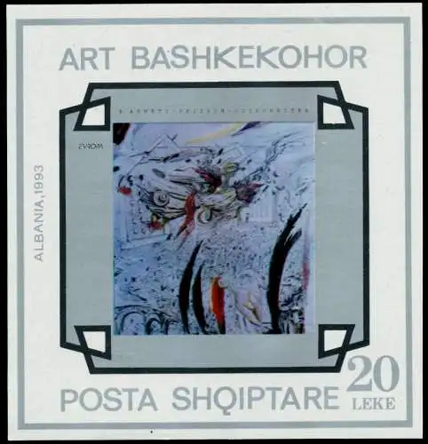 ALBANIEN Block 98 postfrisch S03E19E