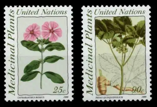 UNO NEW YORK Nr 600-601 postfrisch 92A4C6