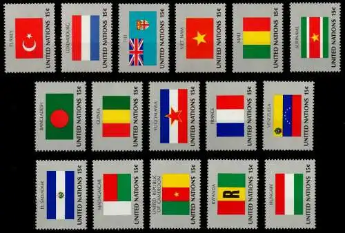 UNO NEW YORK Nr 348-363 postfrisch S03FDA2
