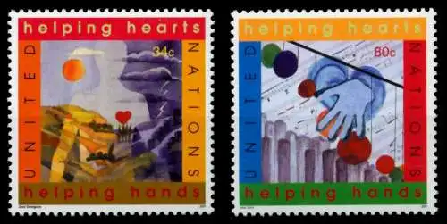 UNO NEW YORK Nr 860-861 postfrisch 92A75E