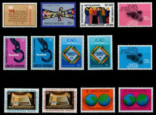 UNO NEW YORK Nr 315-327 postfrisch JAHRGANG 92A7C2