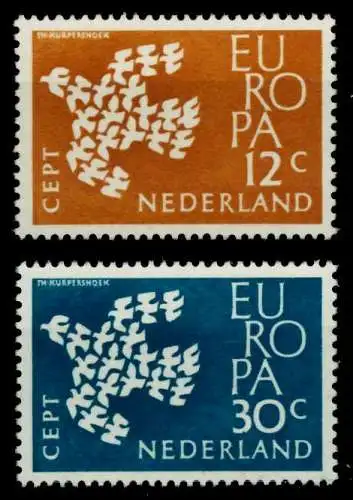 NIEDERLANDE 1961 Nr 765-766 postfrisch S03FE8A