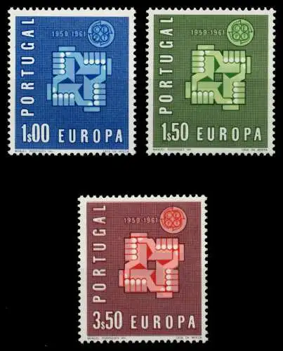 PORTUGAL 1961 Nr 907-909 postfrisch S03FEA2