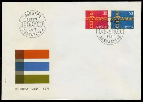 SCHWEIZ Nr 947-948 BRIEF FDC 92E21A