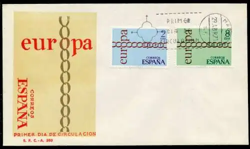 SPANIEN Nr 1925-1926 BRIEF FDC 92E286