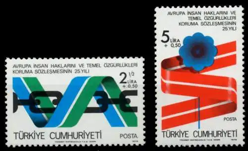 TÜRKEI 1978 Nr 2463-2464 postfrisch S041182