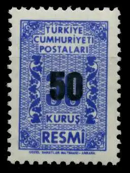 TÜRKEI DIENST Nr 84 postfrisch 92E2EE