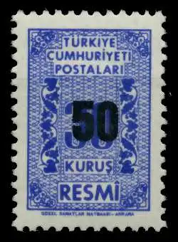 TÜRKEI DIENST Nr 84 postfrisch 92E33A