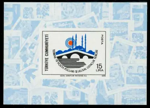 TÜRKEI Block 18 postfrisch 92E41E