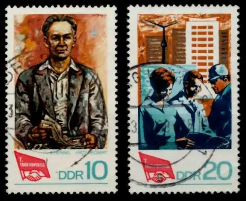 DDR 1968 Nr 1363-1364 zentrisch gestempelt 92E75A