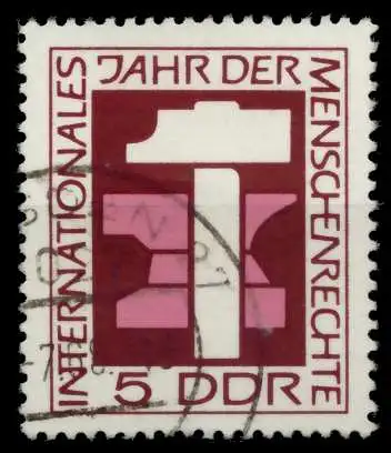 DDR 1968 Nr 1368 gestempelt 92E792