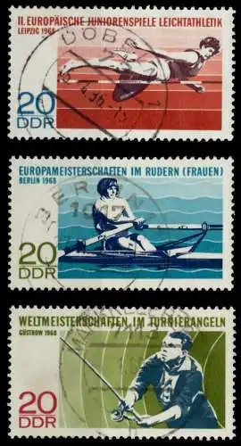 DDR 1968 Nr 1372-1374 zentrisch gestempelt 92E7DE