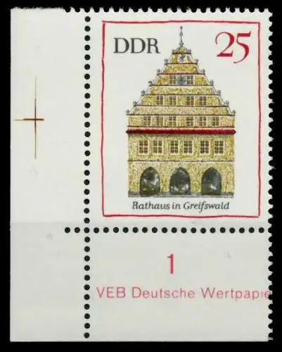 DDR 1968 Nr 1381 postfrisch ECKE-ULI 92E862