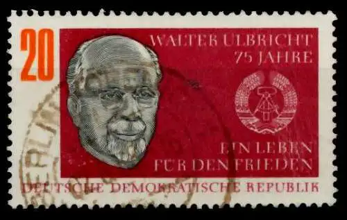DDR 1968 Nr 1383 gestempelt 932142