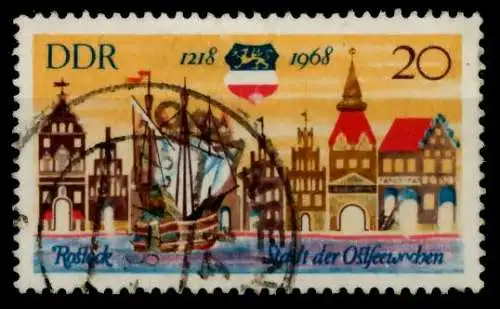 DDR 1968 Nr 1384 gestempelt 93215A