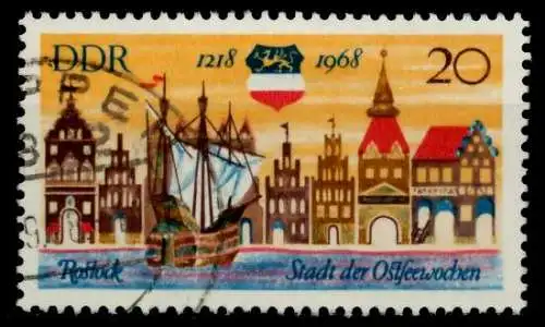 DDR 1968 Nr 1384 gestempelt 93216A