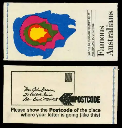 AUSTRALIEN MARKENHEFT Nr MH 46 postfrisch S04163A