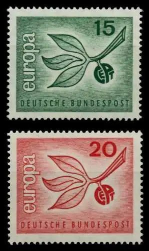 BRD BUND 1965 Nr 483-484 postfrisch S72441E