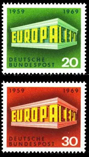 BRD BUND 1969 Nr 583-584 postfrisch S724462