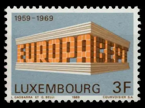 LUXEMBURG 1969 Nr 788 postfrisch 9339F6