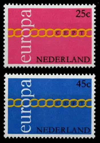 NIEDERLANDE 1971 Nr 963-864 postfrisch S0426C2