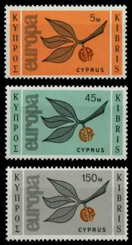 ZYPERN 1965 Nr 258-260 postfrisch S0422CE