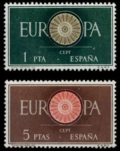 SPANIEN 1960 Nr 1189-1190 postfrisch 933AF2
