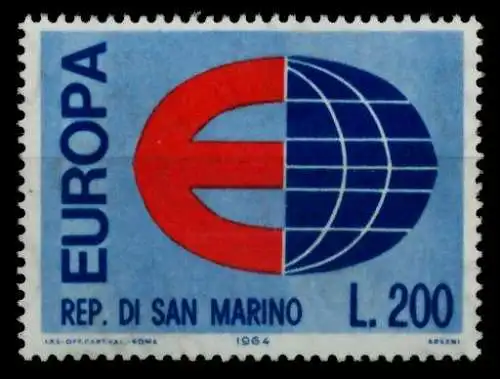 SAN MARINO 1964 Nr 826 postfrisch S04248E