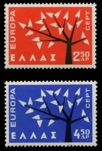 GRIECHENLAND 1962 Nr 796-797 postfrisch 933BC6