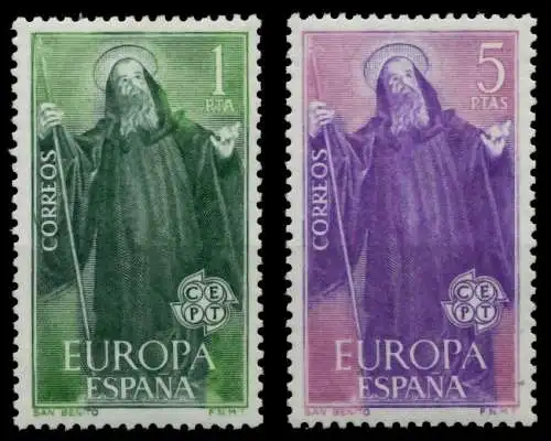 SPANIEN 1965 Nr 1565-1566 postfrisch S0422AA