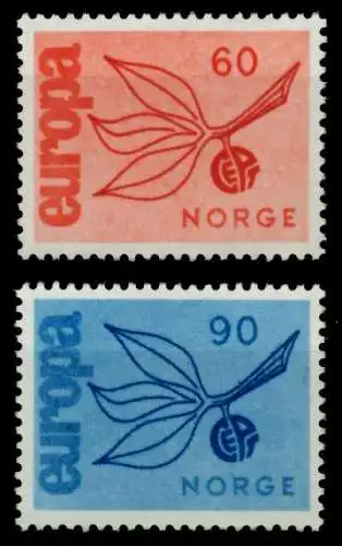 NORWEGEN 1965 Nr 532-533 postfrisch S04228A