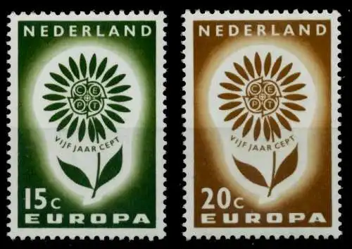 NIEDERLANDE 1964 Nr 827-828 postfrisch S04247E