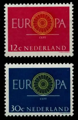 NIEDERLANDE 1960 Nr 753-754 postfrisch 933C7A