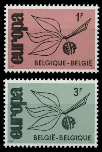 BELGIEN 1965 Nr 1399-1400 postfrisch S0421FE
