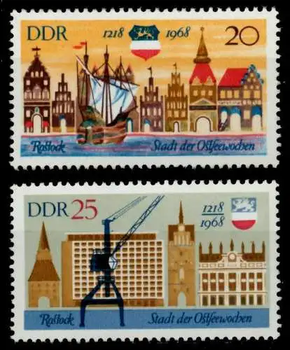 DDR 1968 Nr 1384-1385 postfrisch S724872