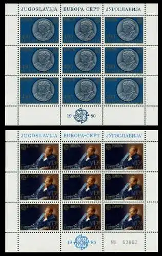JUGOSLAWIEN Nr 1828-1829 postfrisch KLEINBG S0427EA
