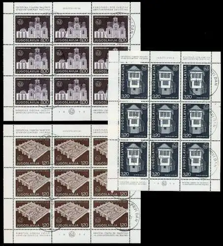 JUGOSLAWIEN Nr 1627-1629 zentrisch gestempelt KLEINBG S043AF2