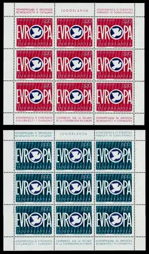 JUGOSLAWIEN Nr 1617-1618 postfrisch KLEINBG S0439A6