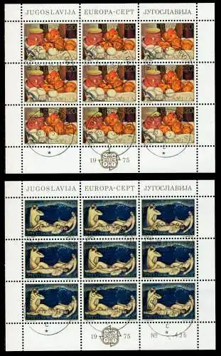 JUGOSLAWIEN Nr 1598I-1599I zentrisch gestempelt KLEINBG S043B0A
