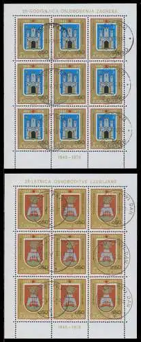 JUGOSLAWIEN Nr 1381KB-1382KB zentrisch gestempelt KLEINBG 9380A6