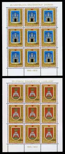 JUGOSLAWIEN Nr 1381KB-1382KB postfrisch KLEINBG S043D06