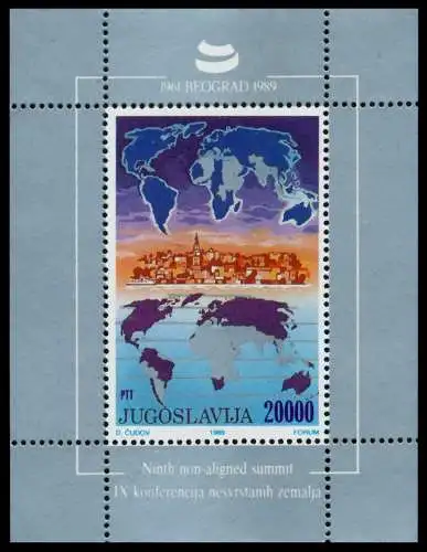 JUGOSLAWIEN Block 35 postfrisch S043C12