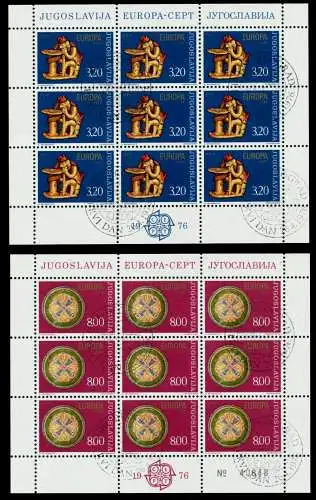 JUGOSLAWIEN Nr 1635KB-1636KB zentrisch gestempelt S043A2A
