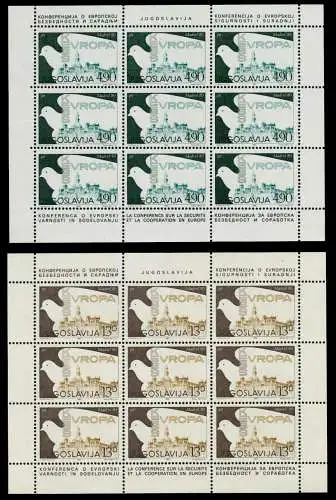 JUGOSLAWIEN Nr 1857KB-1858KB postfrisch KLEINBG S043896